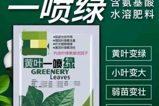 網紅葉麵肥「一噴綠」的套路，種植戶要理性對待，不要盲目迷信