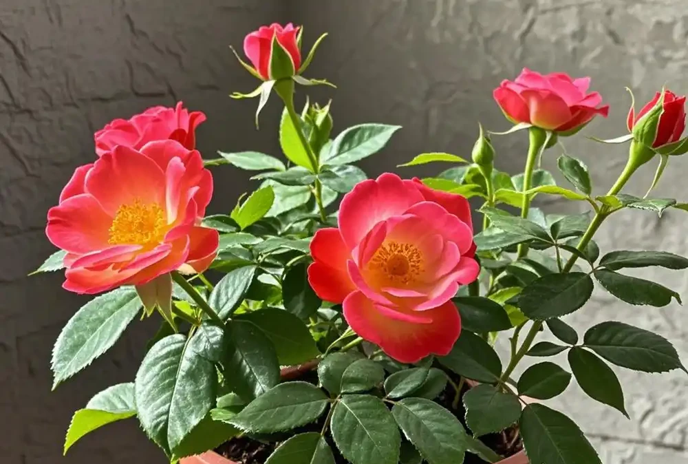 盆栽玫瑰花的養殖方法和注意事項