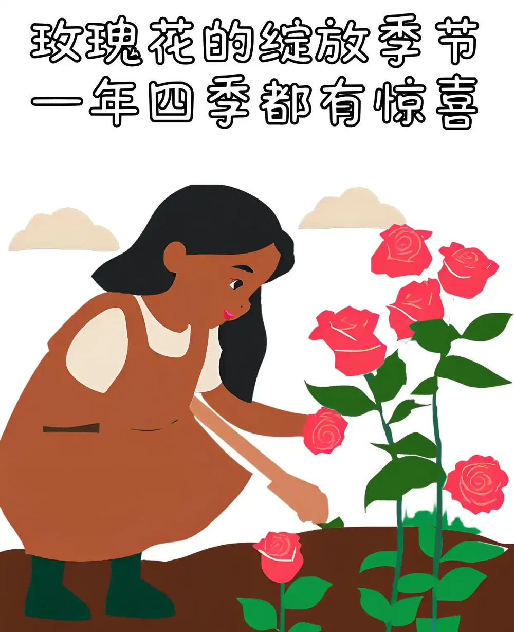 玫瑰花的綻放季節:一年四季都有驚喜!