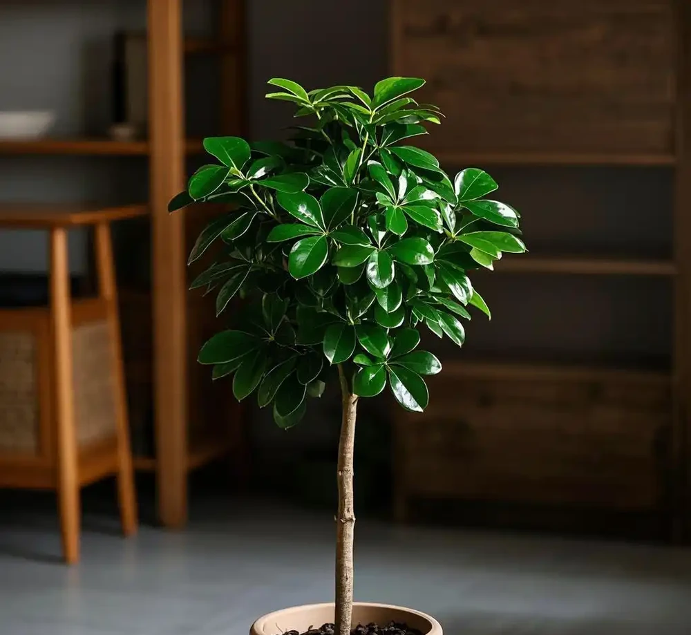 鴨腳木生病啦,莖幹纖弱,葉片萎蔫黃葉,教你妙手回春