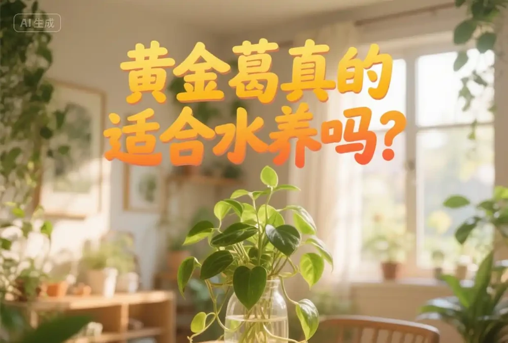 黃金葛真的適合水養嗎?