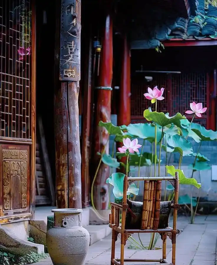 院子不必大,能盛放四季就好