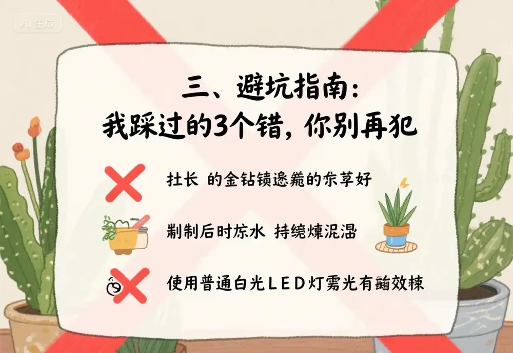 金鑽根莖太高怎麼辦?從病因到解決,我用 3 年養護經驗整理出可落地方案
