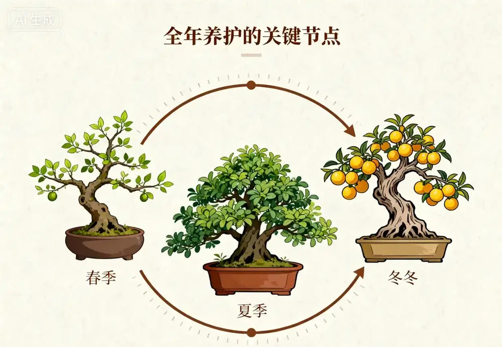 養了 3 年的金彈子終於掛果了：從只長葉不開花到滿枝金黃的實戰筆記