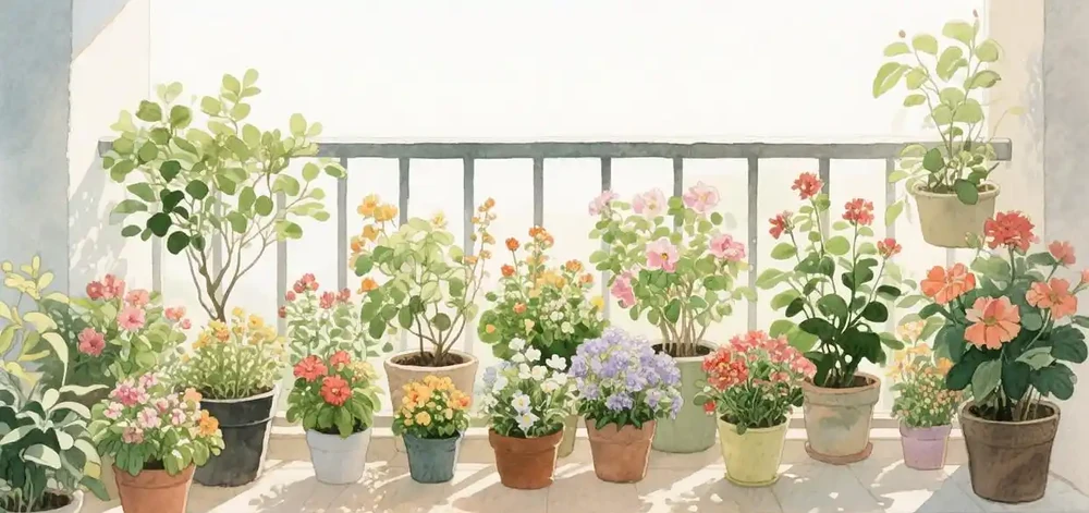 10種公認陽臺好養的花清單!從松葉牡丹到薄荷,新手按步驟養,四季有景超省心