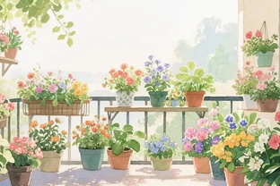 10種公認陽臺好養的花清單！從松葉牡丹到薄荷，新手按步驟養，四季有景超省心