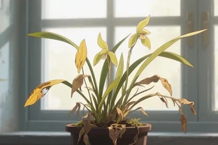 蘭草花葉子發黃乾枯是什麼原因？蘭草花黃葉？5招定位原因+4季養護重點，3分鐘學會
