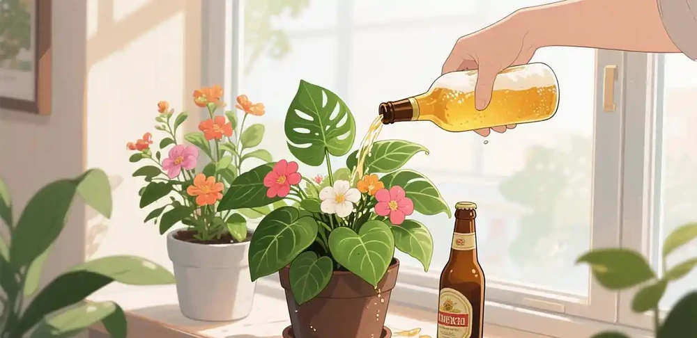 啤酒澆黃金葛的正確方法:啤酒澆黃金葛別瞎倒!10步正確法+5大避坑技巧,7天葉片亮到反光,新手也能養出滿盆黃金葛