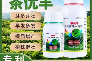 禾盾豐茶優豐正品葉麵肥：茶葉增厚專用！全水溶不堵機，提質增產，茶農必選
