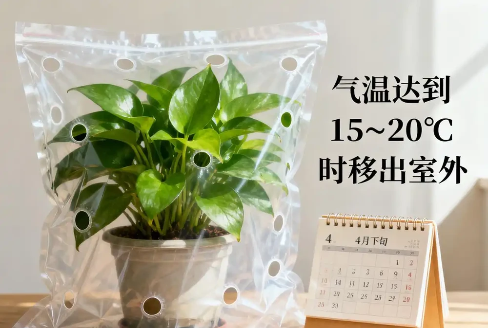 冬季黃金葛養護的六大核心要點，讓黃金葛在寒冷季節依然保持油綠生機