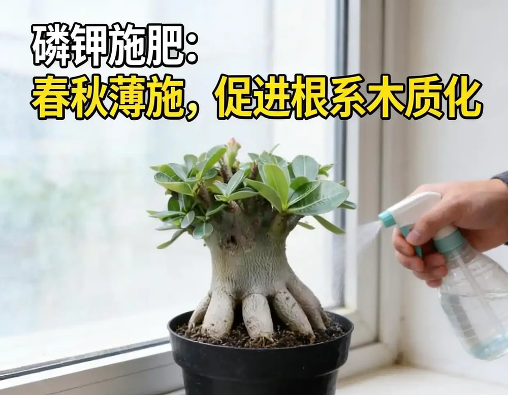 老花農的「虐根」秘籍:讓沙漠玫瑰自己長出大肚子,新手照做零失敗