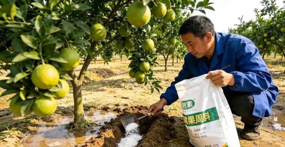 果樹氮肥選不對,全年白費力!3種核心氮肥講透,果個大、葉片厚才是硬道理