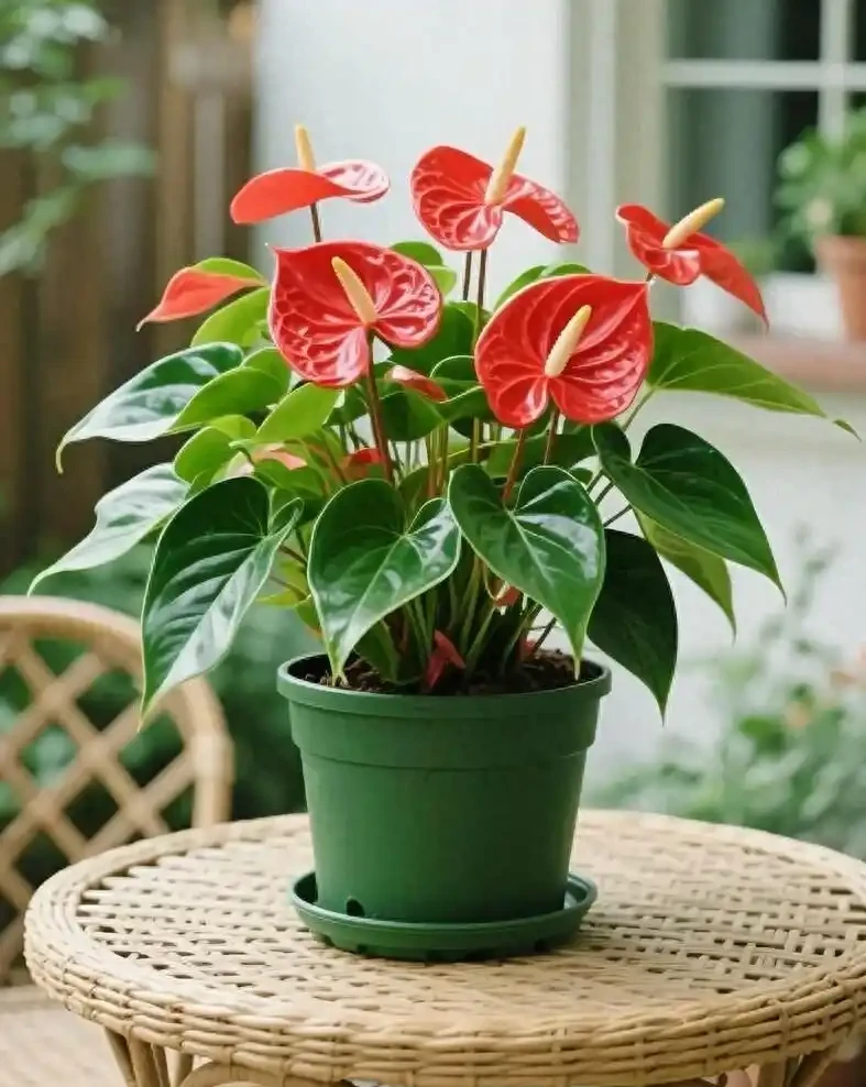 火鶴花花後「急救」指南:剪一刀、換次盆、喂點肥,葉片油亮花不斷