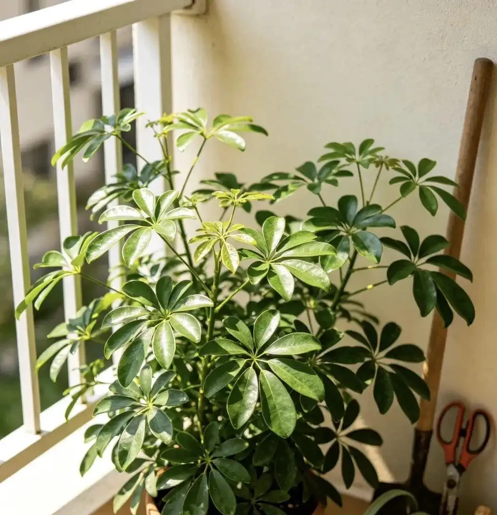 鴨腳木黃葉掉葉別慌!老花友教你4招急救法,從「禿頭」變「巨型白鶴芋」