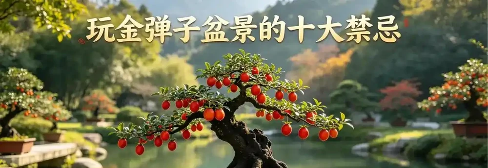 玩金彈子盆景的十大禁忌,掌握之後再也不踩坑