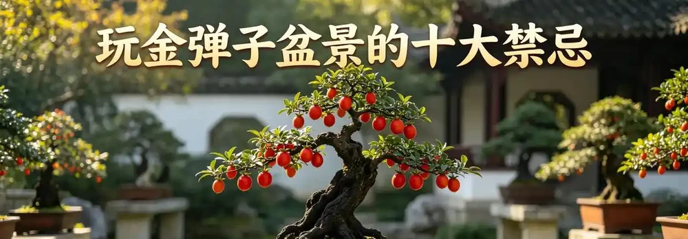 玩金彈子盆景的十大禁忌,掌握之後再也不踩坑