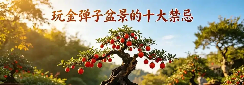 玩金彈子盆景的十大禁忌,掌握之後再也不踩坑