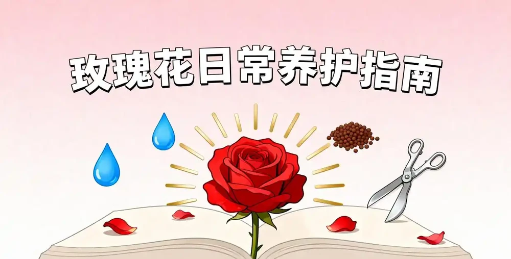 玫瑰花的日常護理指南：超詳細養護技巧彙總