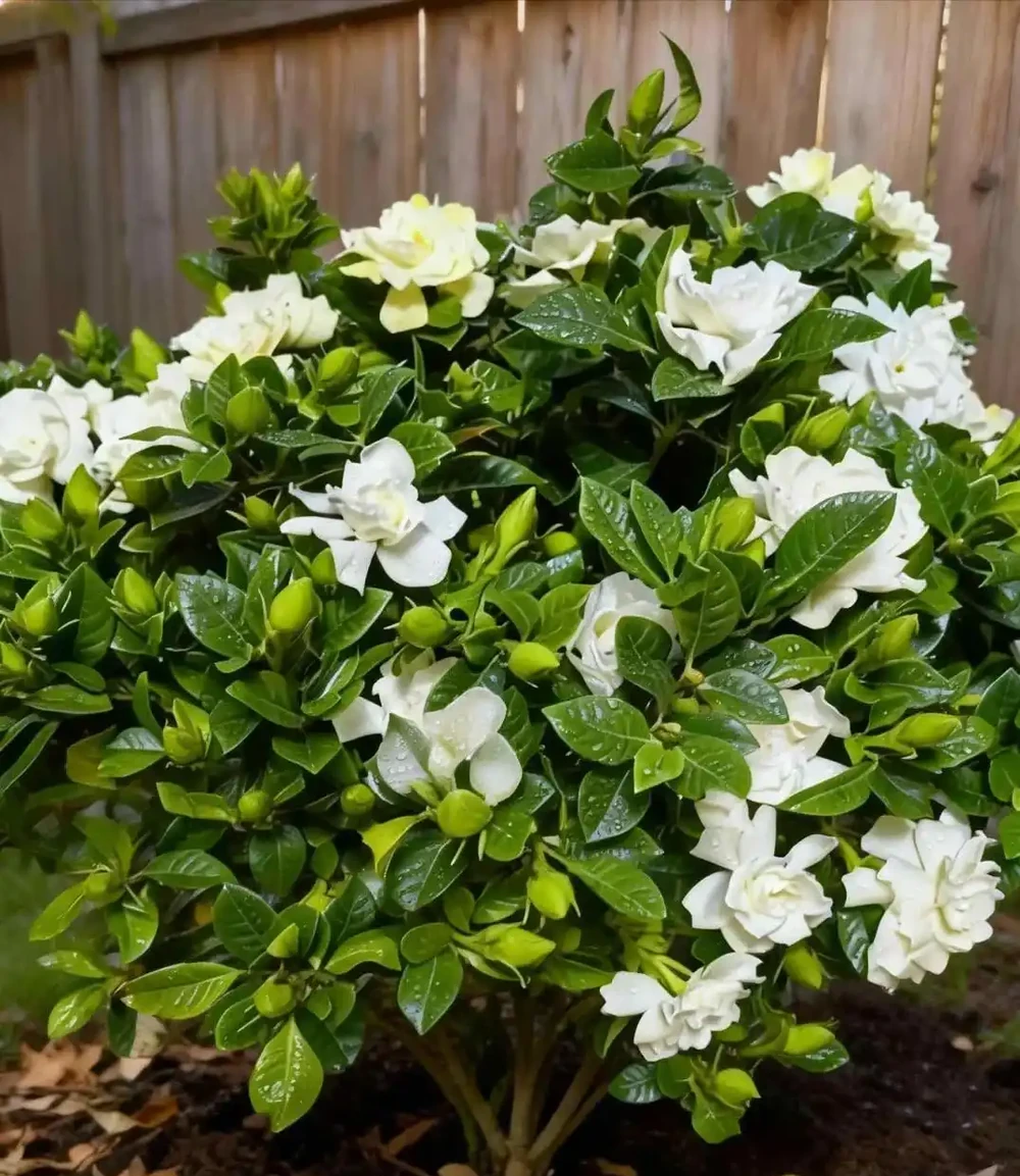 梔子花最喜歡「喝」2種肥料:一種讓植株茂盛,一種讓花開滿盆!