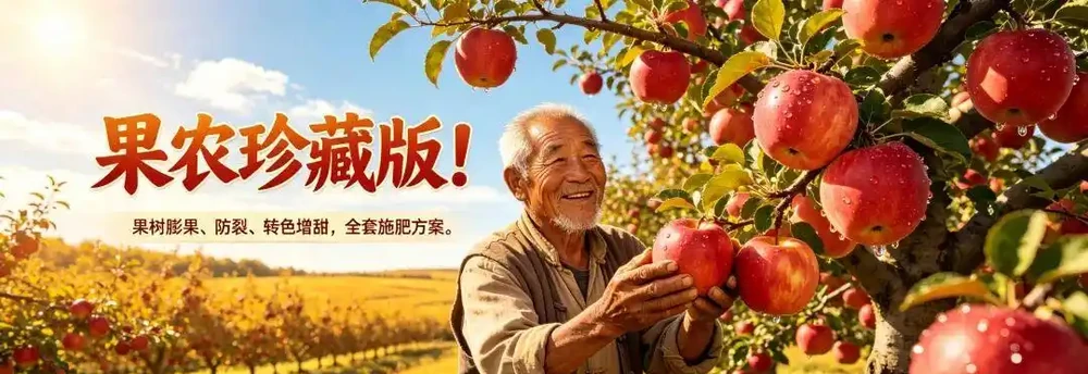 果農珍藏版!果樹膨果、防裂、轉色增甜,全套施肥方案