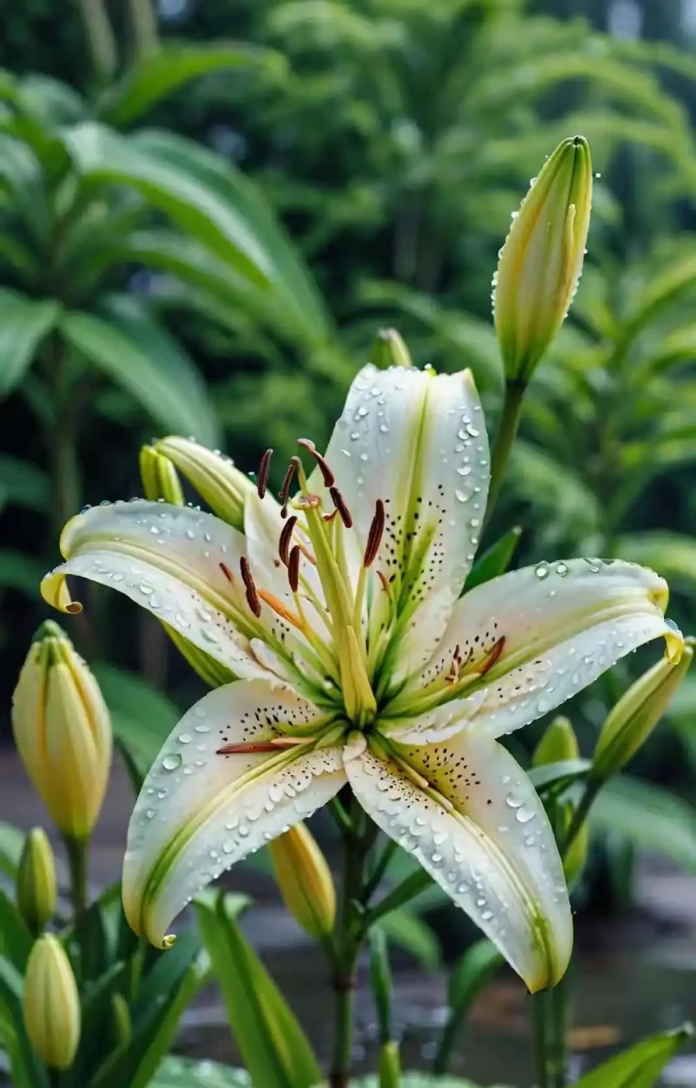 9種百合幹葉子真實誘因,分清正常枯萎和致命損傷,少走80%養花彎路