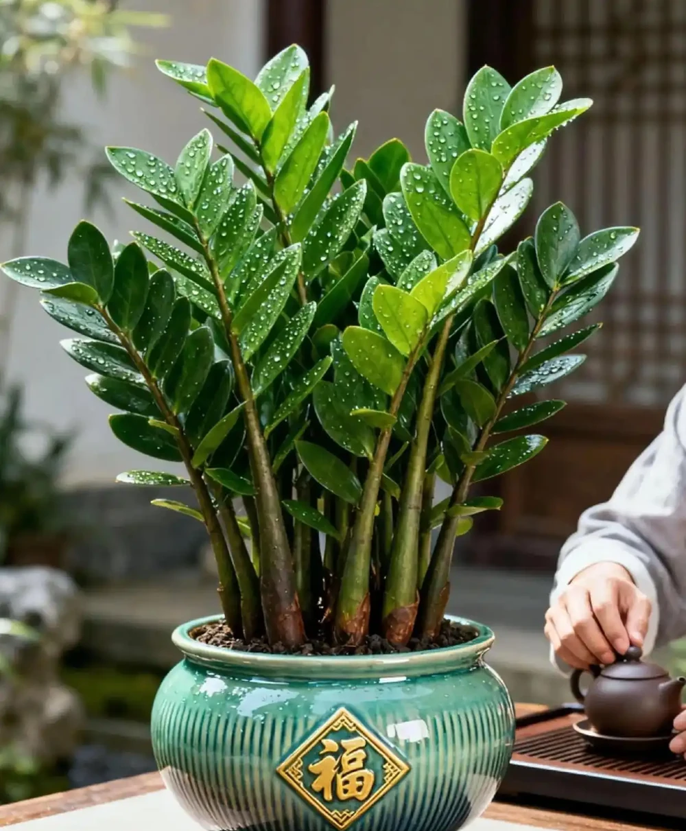 90%花友都踩坑!雪鐵芋葉子發黃別瞎剪,3招零成本補救,7天恢復油綠髮亮
