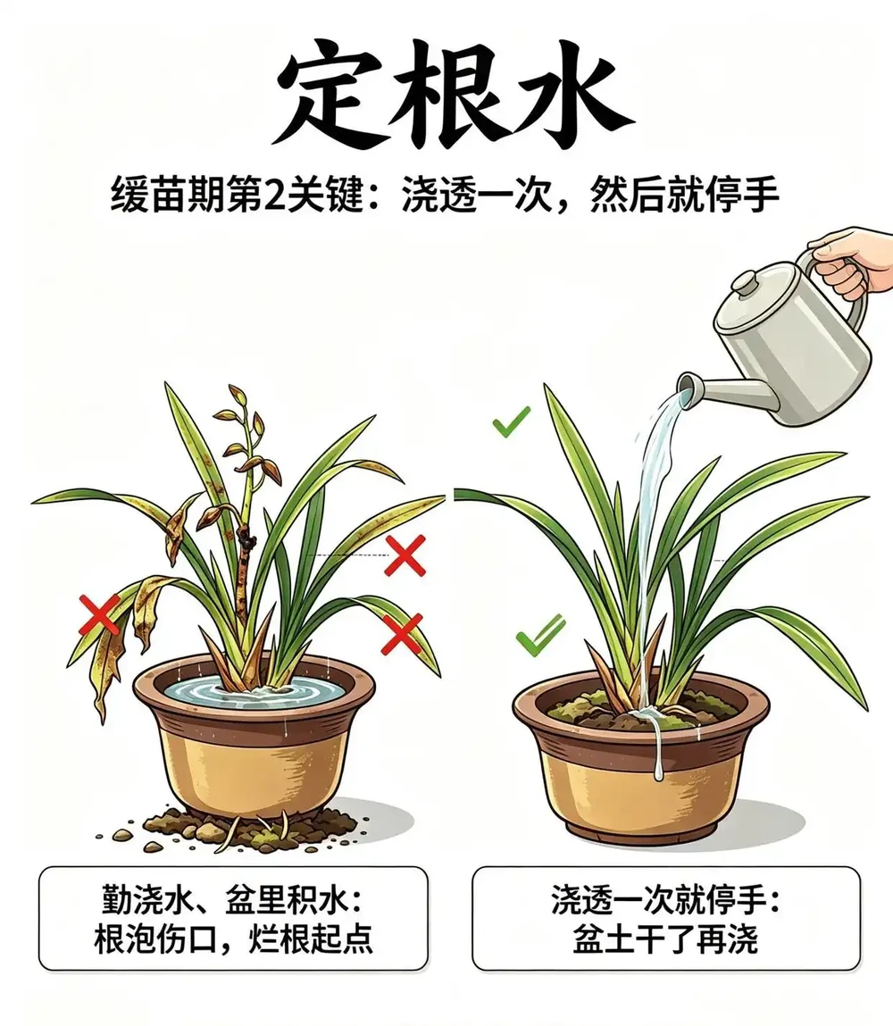 蘭花翻盆後葉子發黃?馴化復原期這 6 件事做對,穩穩活