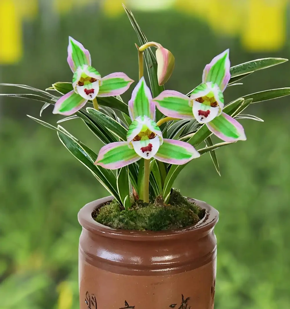 它被譽為「矮種蘭之王」,一盆賞半年,花苞越看越多,這花太爭氣了